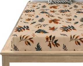 Cearsaf Cocolino microplus cu elastic AUTUMNA 90x200 cm crem