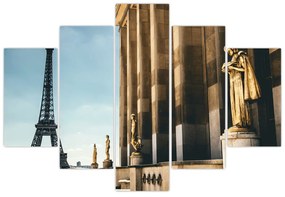 Tabou din piața Trocader, Paris (150x105 cm)