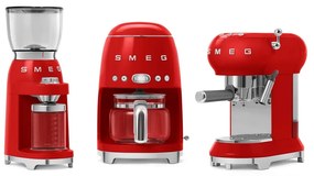 Aparat de cafea roșu Retro Style – SMEG