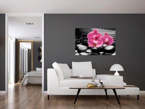 Tablou - Orhidee roz (90x60 cm)