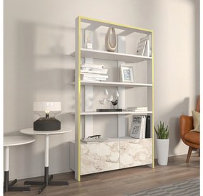 Raft Eleanoretta (Marmură albă + alb + Auriu). 1106762