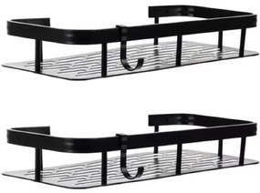Set de 2 organizatoare suspendate ONYX negre