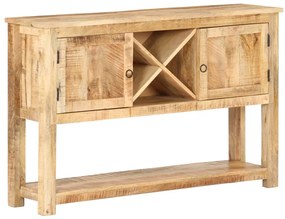 vidaXL Dulap, 120 x 30 x 76 cm, lemn de mango nefinisat