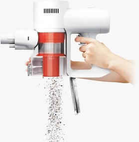 Aspirator vertical Xiaomi Mijia Vacuum Cleaner 4C F205, 170 AW, 400 W, 550 ml, Pana la 75 min, Iluminare LED, Perie antiincurcătura, Alb