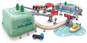 Set cale ferată Hape în cutie - Portul