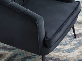 Fotoliu Etimee F (negru). Promo -11%. 1110028