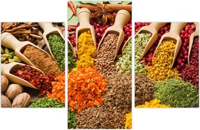 Tablou - Condimente din întreaga lume (90x60 cm)