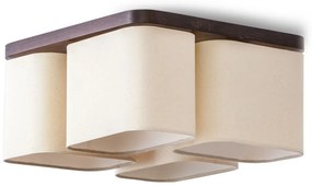 Plafoniera clasica fabricata manual din lemn OLIMPIA 4