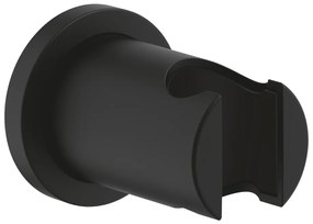 Suport para dus negru mat Phantom Black, Grohe Rainshower Negru mat