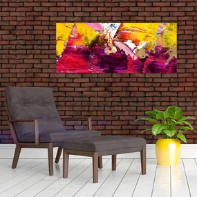 Tablou cu abstracție - pictura (120x50 cm)