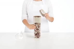 Recipient depozitare cu atasament suplimentar Lekue Green 1010219, 1,35-1,6 l, Polipropilena, -15/+80 °C, Verde Pal