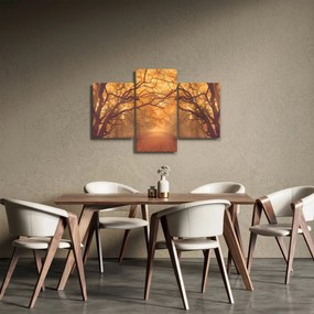 Tablou - Peisaj de toamnă cu drum (90x60 cm)