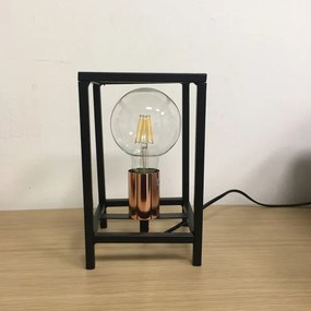 Lampă de masă ONLI FLOKI 1xE27/15W/230V 20 cm negru/cupru