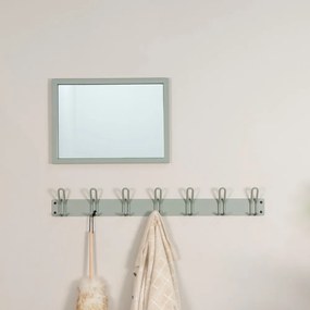 Cuier de perete verde prăfuit din metal 100 cm Miles – Spinder Design