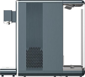 Dispenser de apă ELIXIR Pro Plus, 2200 W, încălzire 18 l/h, 42-90 °C, sterilizare UVC, afișaj, filtrare în mai multe etape, cu compresor, gri-albastru/grafit