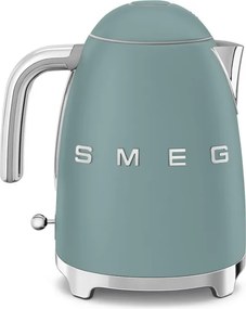 Ceainic electric SMEG KLF03EGMEU, 2400 W, 1,7 l, bază rotativă la 360°, finisaj mat, verde smarald