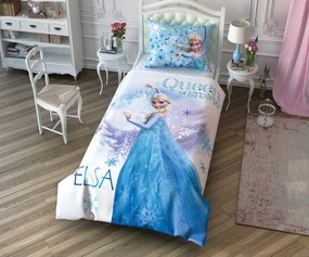 Lenjerie de pat pentru copii TAC, Bumbac 100%, 3 piese, Frozen 2 Cek