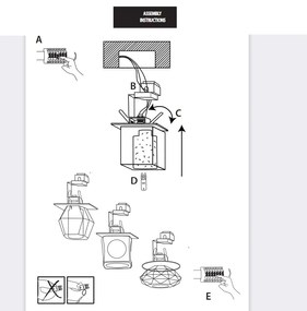 Spot incastrat tavan fals Flush crom/ clar 5156CC SRT