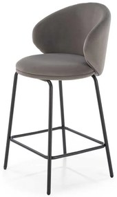 Scaun de bar Ava, gri