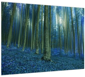 Tablou - Pădure albastră (70x50 cm)