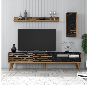Mobilier living Tonase (Nuc + negru + marmură) . 1095655