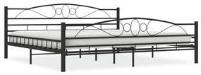 285291 vidaXL Cadru de pat, negru, 200 x 200 cm, oțel