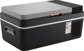 Outsunny Frigider cu compresor 20L -20℃-20℃ Frigider electric cu control prin aplicație Iluminare LED Port USB Protecție baterie | Aosom Romania