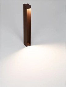 Stalp LED iluminat exterior IP65 LUMIX Corten H-60cm