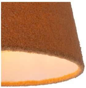 Lustră pe cablu Lucide 10416/01/44 WOOLLY 1xE27/60W/230V portocaliu