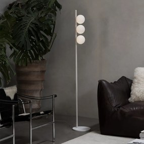 Lampa de podea moderna BINOMIO PT3 OTTONE