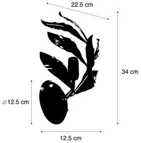 Lampa de perete vintage aur antic - Linden