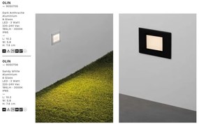 Spot LED incastrat iluminat exterior IP65 OLIN alb