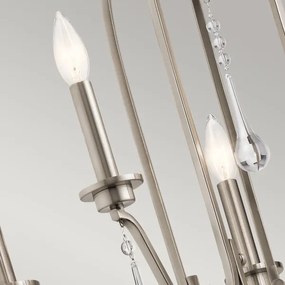 Quintiesse QN-KARLEE5 - Candelabru pe tijă KARLEE 5xE14/60W/230V crom mat