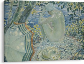 Tablou - Frederick Carl Frieseke, On the Bank, reproducere (70x50 cm)