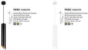 Pendul design modern Pero alb NVL-9184375