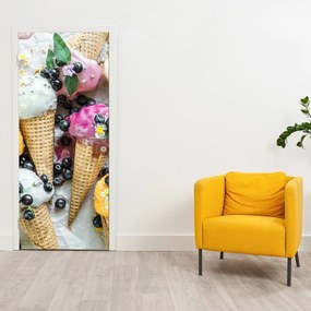 Fototapet pentru ușă - Închețată (95x205cm)
