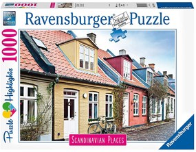 PUZZLE AARHUS DANEMARCA, 1000 PIESE - RAVENSBURGER (RVSPA16741)
