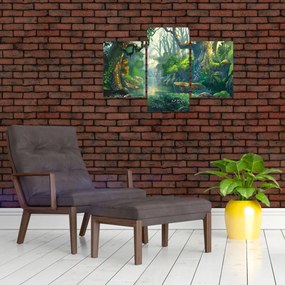 Tablou - Ilustrare pădure tropicală (90x60 cm)