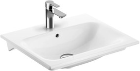 Geberit Selnova Square lavoar 55x48 cm dreptunghiular mobilier alb 500.993.00.1