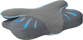 vidaXL Perna pentru gât Gri 58 x 36 x 13 cm Spumă cu Memorie