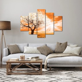 Tabloul cu pomul portocaliu (150x105 cm)