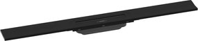 Capac pentru rigola de dus Hansgrohe RainDrain Flex ajustabil 80 cm negru mat