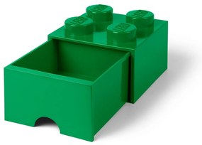 Cutie depozitare cu sertar LEGO®, verde
