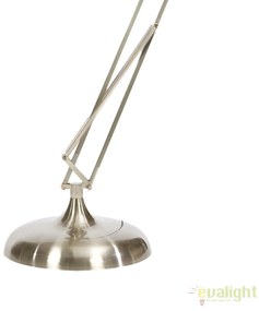 Lampadar, lampa de podea moderna, brat articulat, finisaj satinat, GIANT-XL-BRU MUNO Design