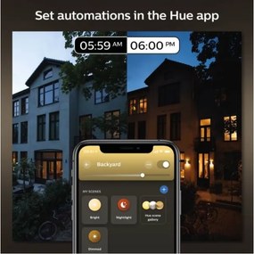 Aplică de exterior INARA Hue 1xE27/7W/230V Wi-Fi IP44 Philips