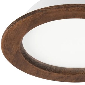 LED Spot WOODY 16,5W 230V 4000K cireș Ø18,5 cm, plafonieră încastrată