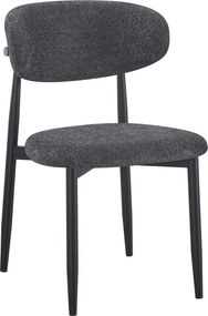 Scaun Bucatarie/ Dining Felicio Boucle Gri Antracit