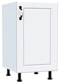 Corp inferior 50 cu 1 usa Zebra MDF alb drept