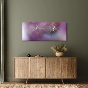 Tablou cu picături pe puf (120x50 cm)