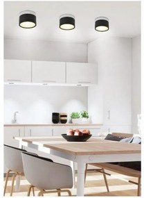 Plafonieră LED TUBA LED/9W/230V alb/negru